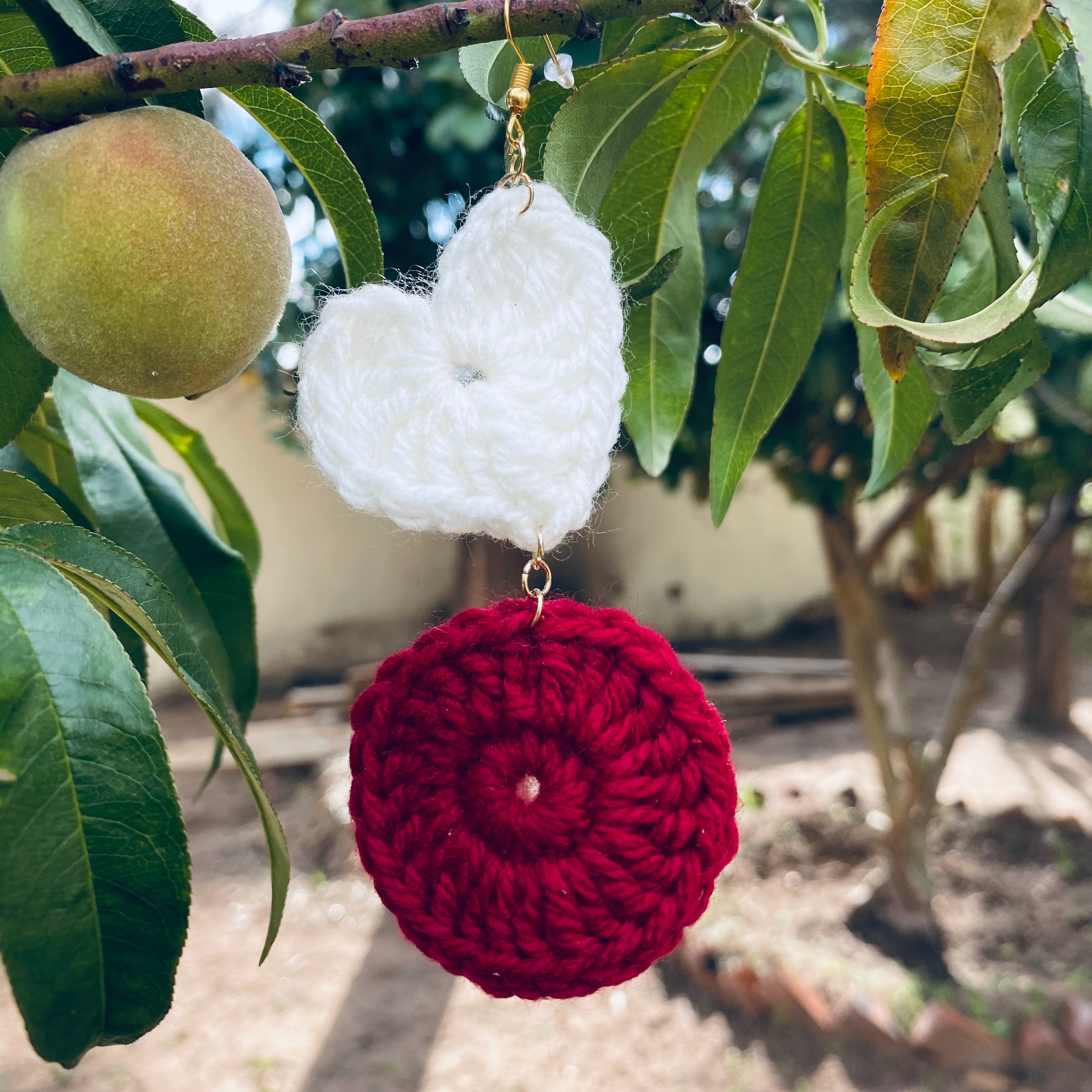 Christmas Double-Cupid Stitch Earrings